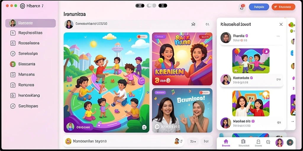 Tampilan antarmuka yang ramah pengguna.