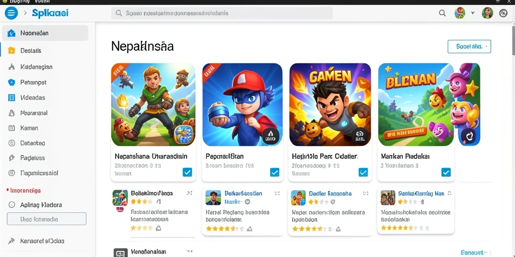 Tampilan antarmuka yang user-friendly.