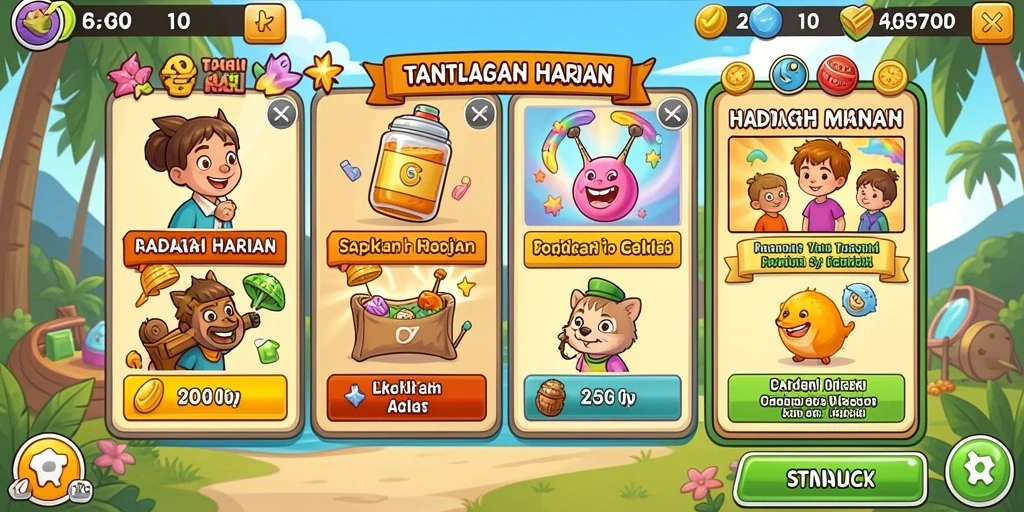 Tampilan antarmuka yang intuitif dan menarik.