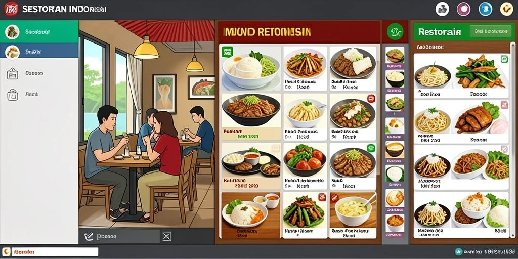 Tampilan antarmuka yang user-friendly.