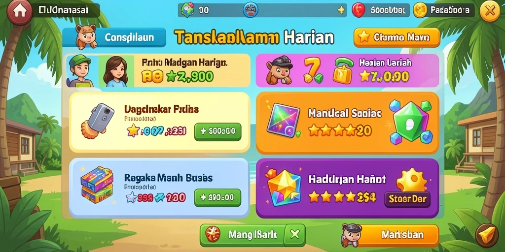 Tampilan awal aplikasi TEMPOTOTO yang menarik.
